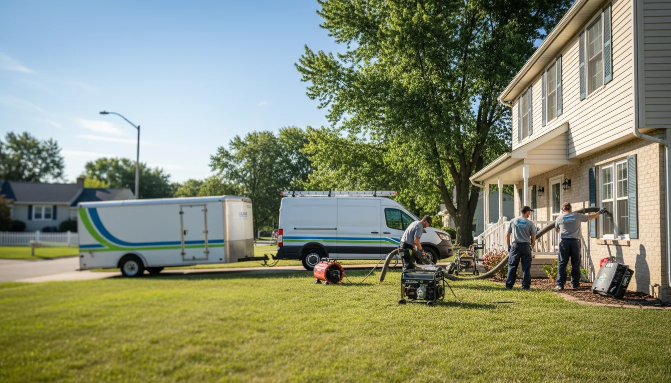Flooded Basement Restoration And Cleanup With Repair in Gould City, MI near me